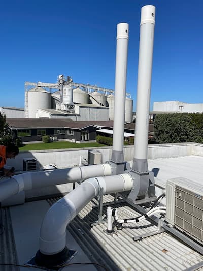 Fume cupboard installation project 4