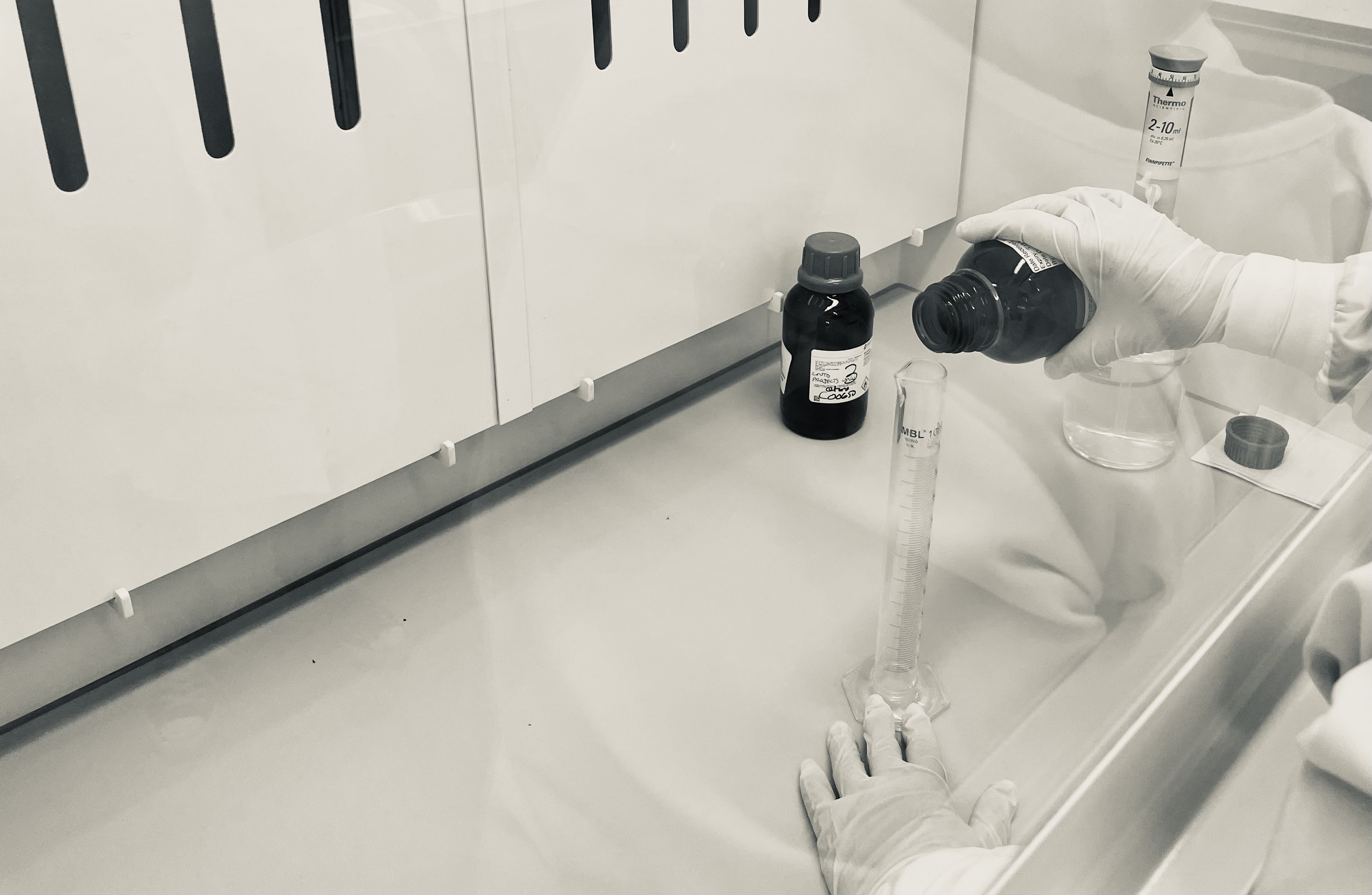 Modern laboratory setting